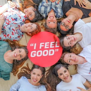 i feel good circle 1 x 1